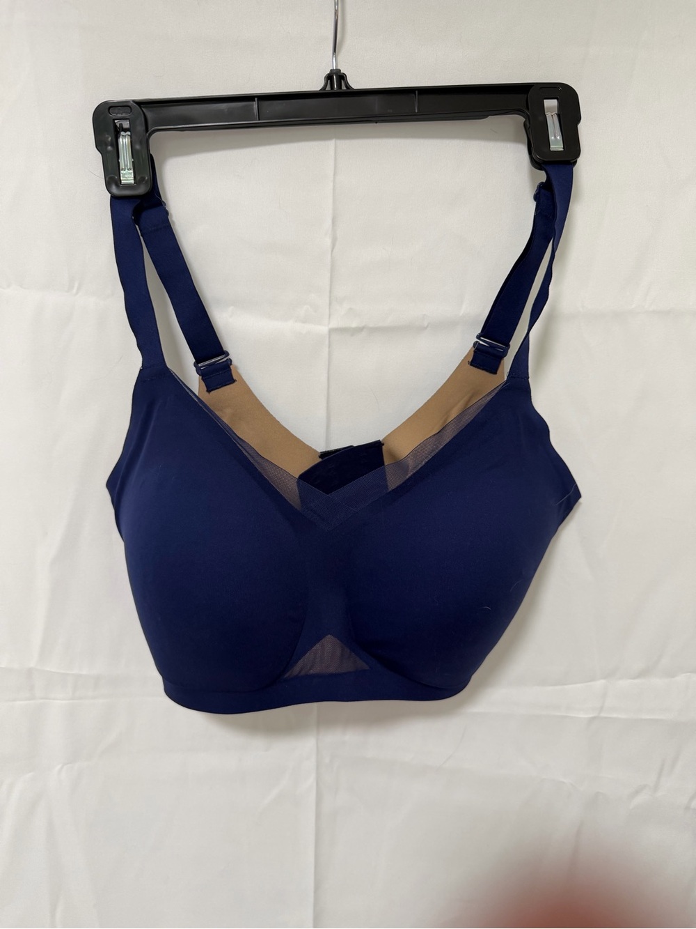 Honeylove Deep Navy Wireless Mesh-Trim Support Bra